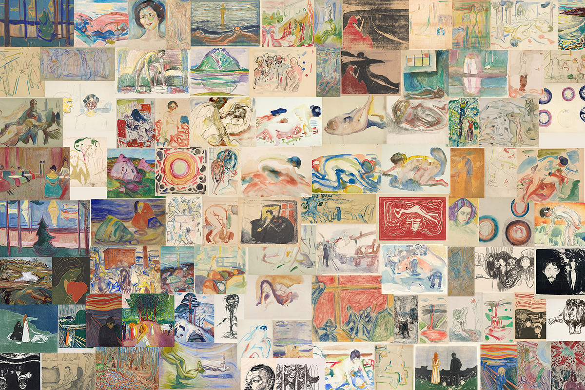 550+ Edvard Munch Paintings, a Person Illustration by Digital Museum (Photo 3 of 12)