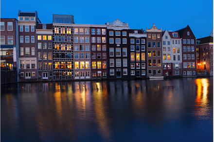 Houses of Amsterdam, Netherlands, an Architecture Photo by Neirfy