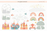 Princess & Fairy Tale Vector Clipart, a Decorative Illustration by Jenny Quince (Thumbnail 14 of 15)
