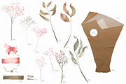 Big romantic dried flower set, a Texture Illustration by marie dricot (Thumbnail 15 of 18)