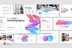 Advertising Agency PowerPoint, a Presentation Template by Loin Studio