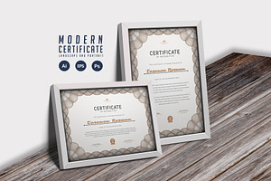 083. Modern Certificate Template