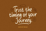 Honey Bloom - Handwritten Marker, a Handwritten Font by Littlehand (Thumbnail 2 of 10)