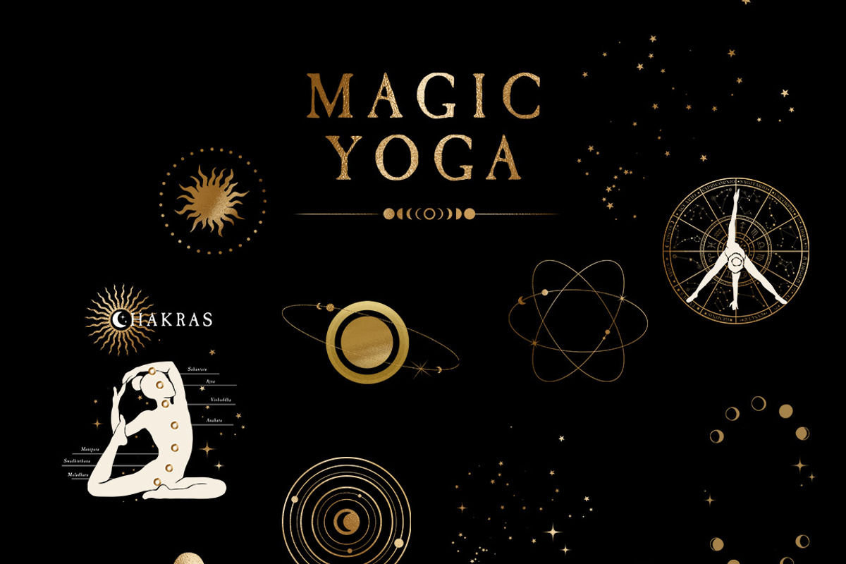 Magic Yoga Esoteric Set, a Healthcare Illustration by NassyArt (Photo 4 of 14)