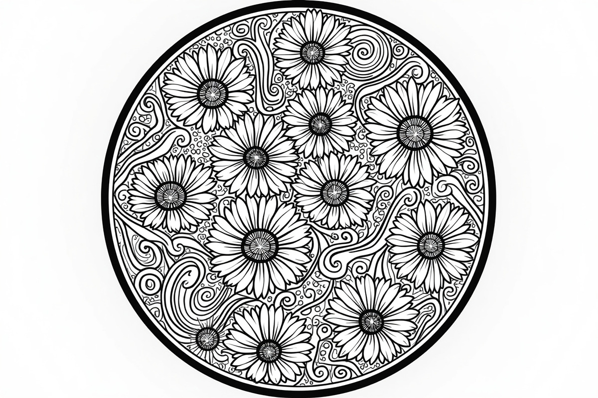 Mandala Floral Circle Pack, an Illustration by BIPLOB EXPERT (Photo 7 of 9)