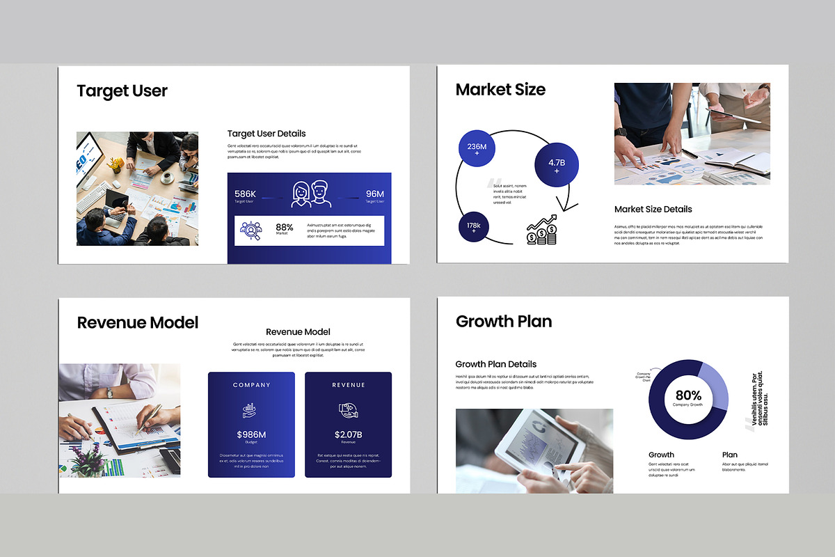 Business Pitch Deck Presentation, a Presentation Template by MightyDesign (Photo 3 of 8)