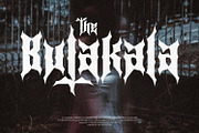 Raven Faith - a Satanic Display Font, a Blackletter Font by creativemedialab (Thumbnail 9 of 9)
