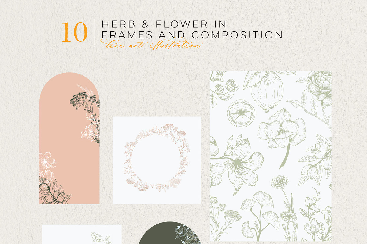 Flowers Bundle - 3 collections, an Illustration by Manimanisa (Photo 15 of 16)