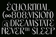 Rhythm The Night Modern Editorial, a Serif Font by timelesstype.co (Thumbnail 9 of 10)