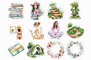 Watercolor Spring Wealth & Goals Cli, an Illustration by Design Market (Thumbnail 2 of 5)
