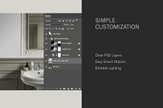 Paris Home | Bath No. 3 Mockup, a Household Mockup by Blixa 6 Studios (Thumbnail 4 of 7)