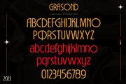 GRASOND - Vintage Deco Fonts, a Sans Serif Font by Ian Irwanwismoyo (Thumbnail 9 of 10)