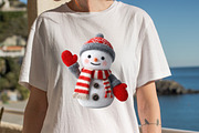 Whimsical Christmas Snowman Clipart, an Illustration by SVGArt (Thumbnail 8 of 8)