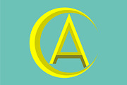 Letter A logo design template, a Branding & Logo Template by Sumberpangan (Thumbnail 3 of 3)