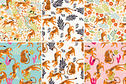 Tigers - 44 Seamless Patterns, a Pattern Graphic by Blue Lela Design (Thumbnail 5 of 13)