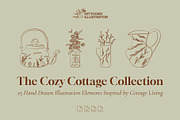 The Cozy Cottage Collection, an Object Graphic by The Tattooed Illustrator (Thumbnail 1 of 5)