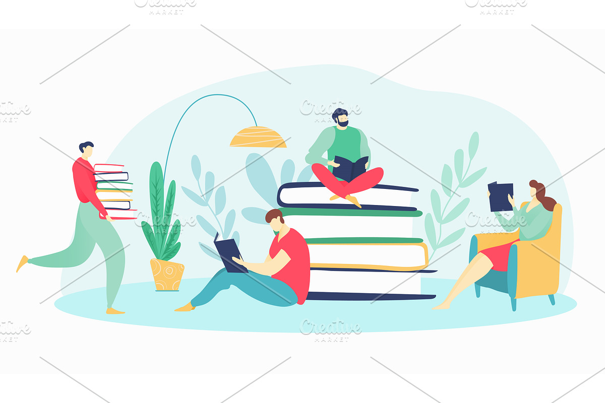 Group of people student together, an Object Graphic by VectorsBang