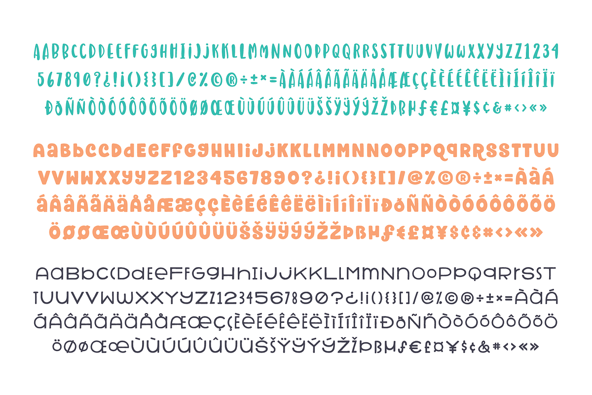 Summertime Font Trio preview 8