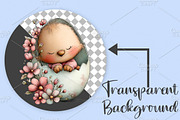 Whimsical Easter Animals Clipart PNG, an Illustration by Canvas Craft (Thumbnail 2 of 7)