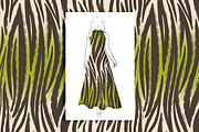 Wild Animal Prints Set Coffe & Lime, a Pattern Graphic by Oksana Dovhopol Art (Thumbnail 14 of 19)