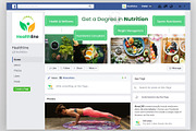 Nutrition Timeline Facebook Cover, a Social Media Template by MotoCMS (Thumbnail 1 of 2)
