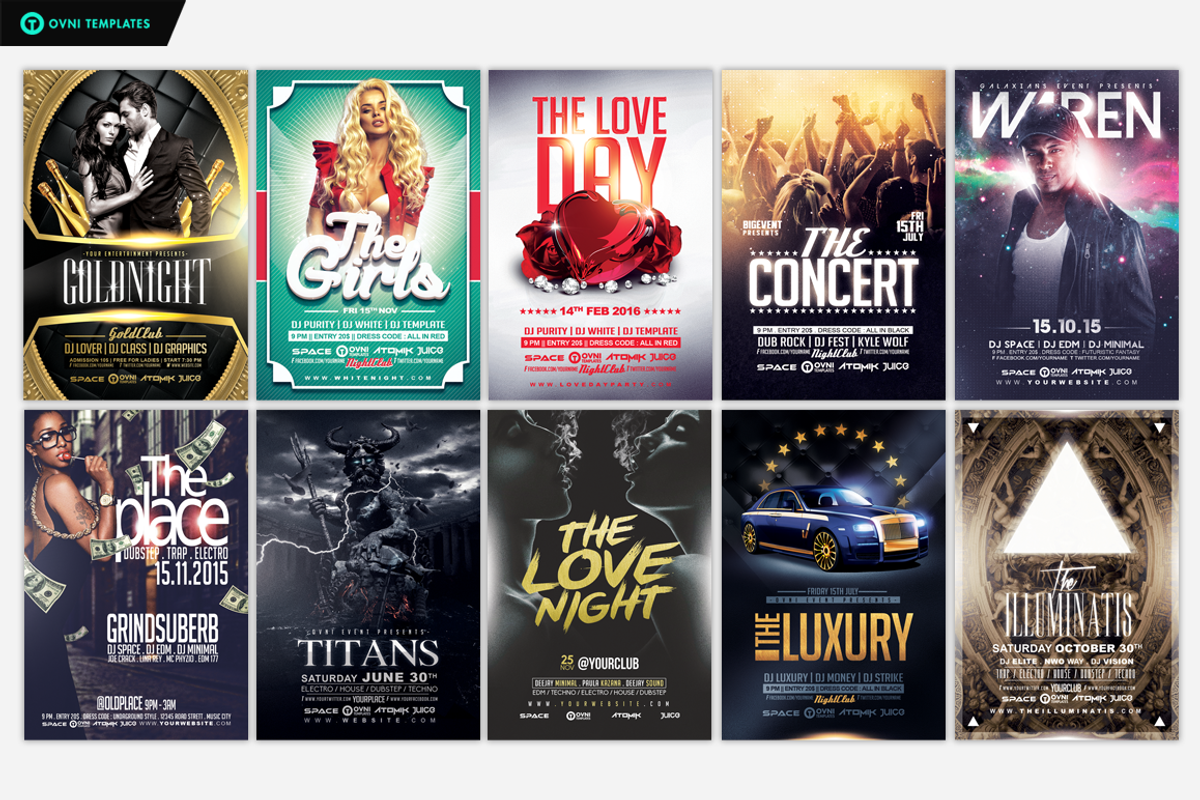 100 MASSIVE Flyer Bundle 94%OFF, a Flyer Template by OVNI-TEMPLATES (Photo 4 of 11)