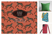 Tawny - Leopard Seamless Pattern, an Animal Illustration by Brush Berry Studios (Thumbnail 1 of 6)