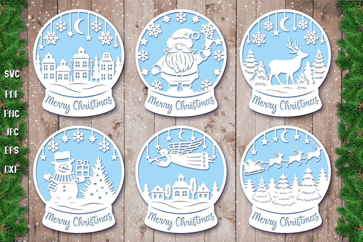 Christmas Snow Globe Bundle, a Graphic by Digital_Craftyfox (Photo 1 of 15)