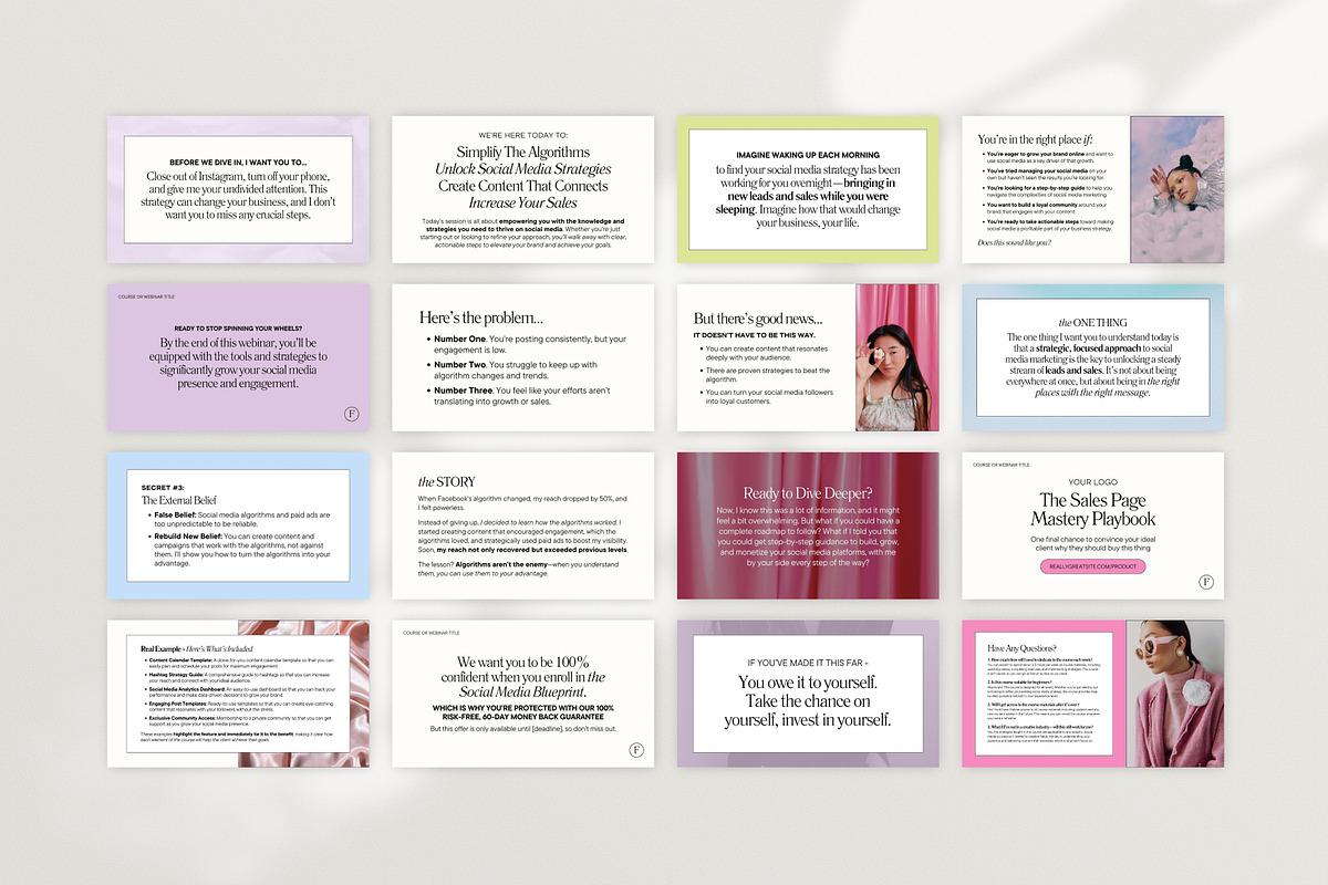 Slide Deck & Webinar Canva Bundle, a Presentation Template by Fallon Gerst (Photo 10 of 20)