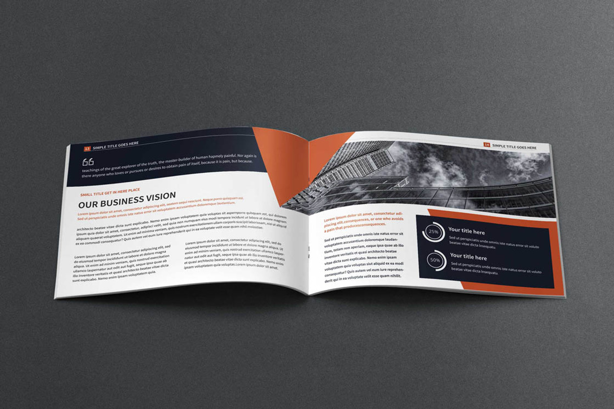 A5 Corporate Company Brochure, a Brochure Template by New Lines (Photo 13 of 15)