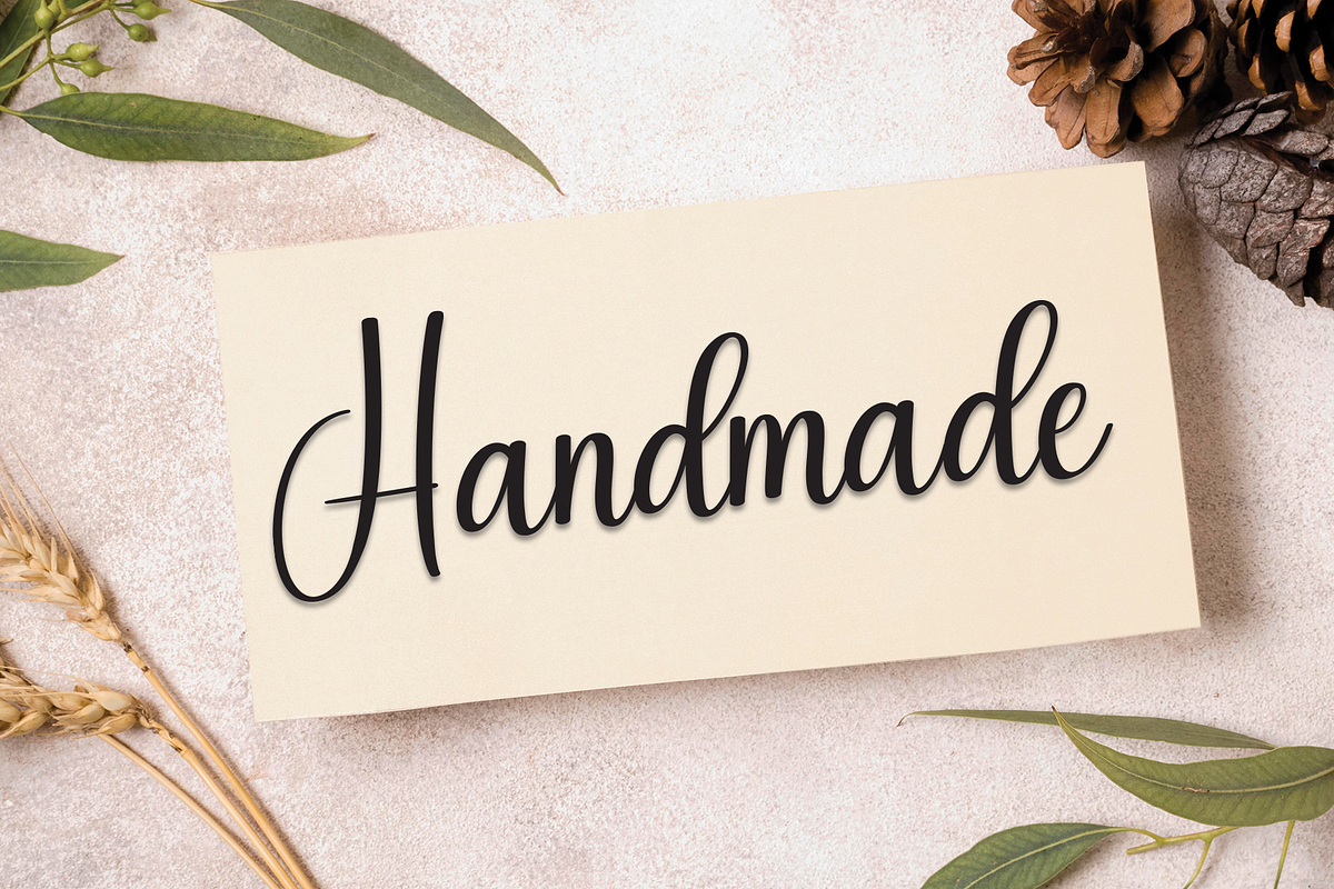 Volleyball | Script Font, a Handwritten Font by Scratchones (Photo 4 of 8)