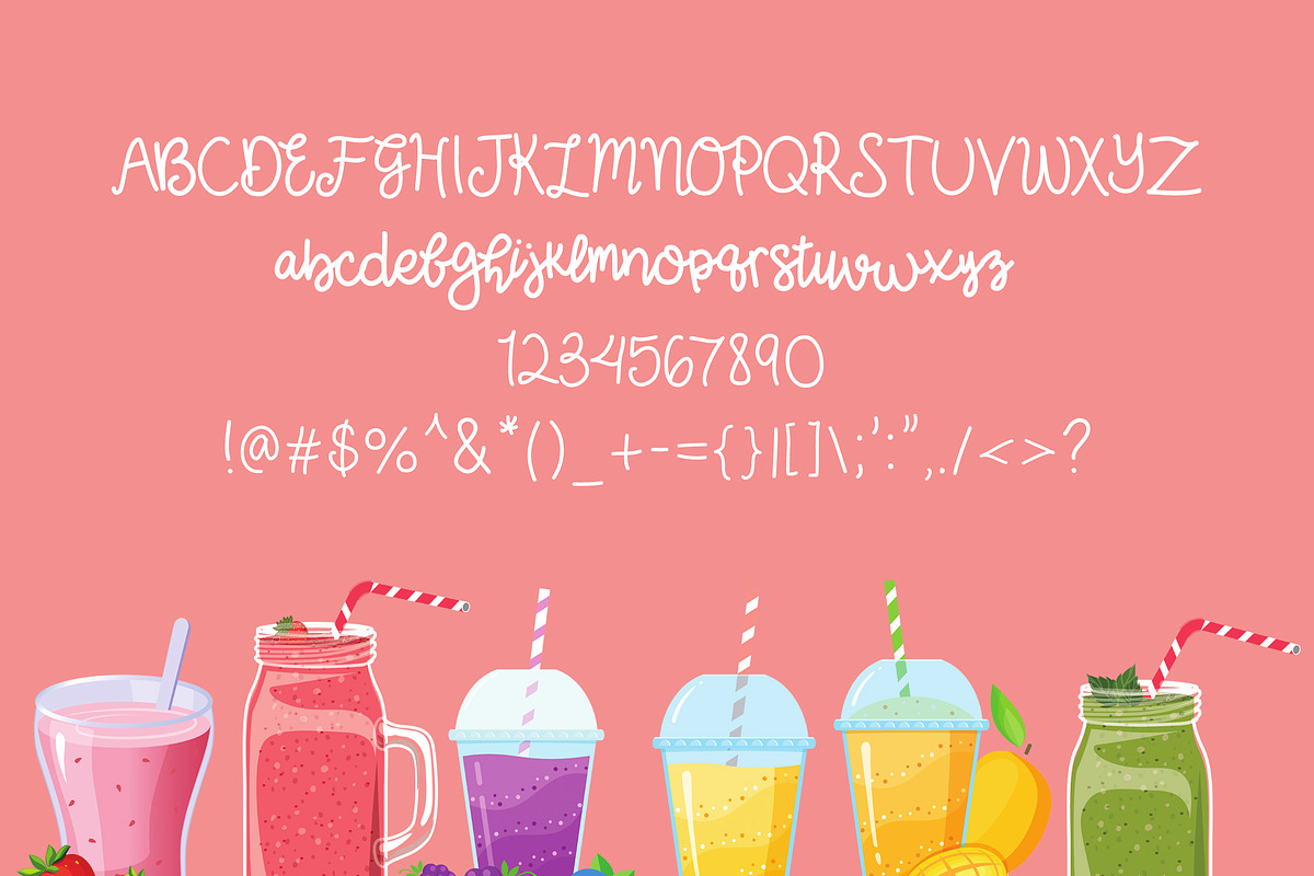 RD Smoothie - Monoline Script Font, a Script Font by RissDesign (Photo 2 of 3)