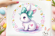 Pink Hand Drawn Coquette Bunny Png, an Illustration by Designking (Thumbnail 2 of 5)