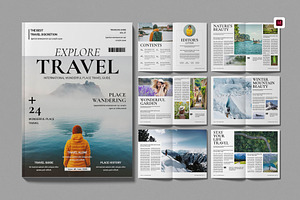 Travel Magazine Template