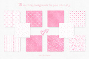 Pink Watercolor Hand-Drawn Frames, an Object Graphic by Solo Art Original (Thumbnail 6 of 14)