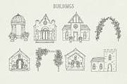 Hand Drawn 186 Wedding elements, an Outline Icon by Sasha Mitkalova (Thumbnail 2 of 10)