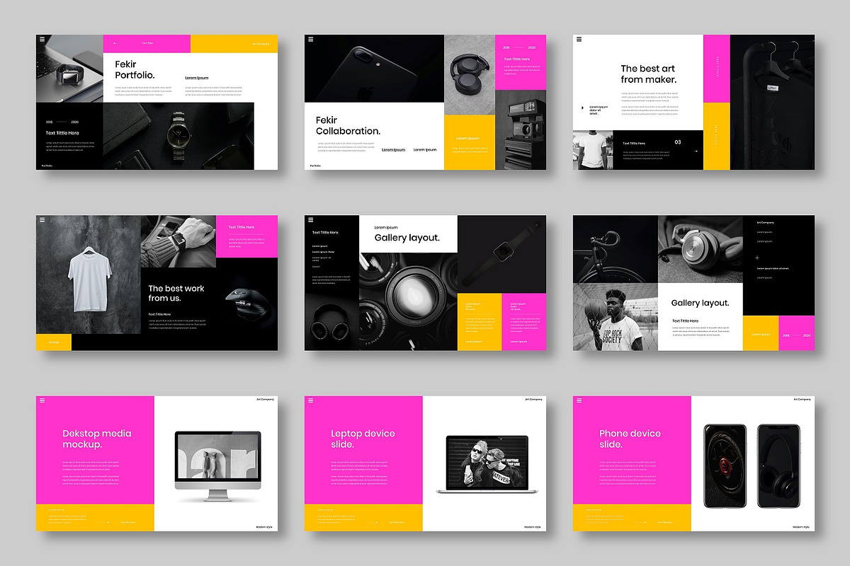 Fekir - Business Google Slide Templa, a Presentation Template by Dens Creative Studio (Photo 4 of 6)