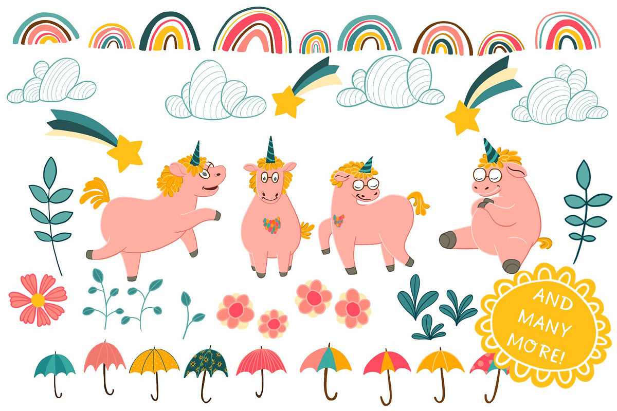 Happy Rainbow illustrations & more, a Decorative Illustration by LAFOLO (Photo 6 of 8)