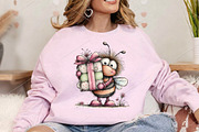 Watercolor Birthday Bugs Clipart PNG, a Seasonal Illustration by Canvas Craft (Thumbnail 7 of 7)