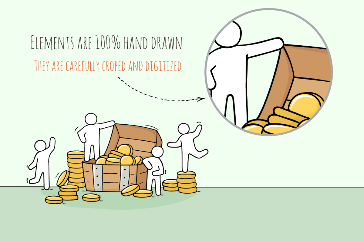 Little People and coins, a Finance Illustration by Sapunkele (Photo 2 of 2)