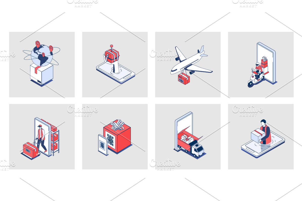 240 Isometric Icons, an Icon by alexdndz (Photo 12 of 31)
