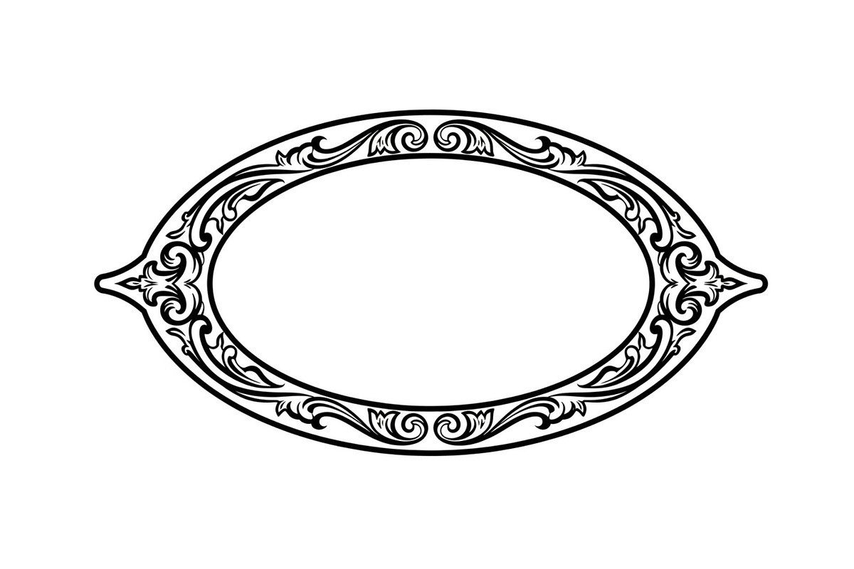 Elegant Oval Ornament Frame Bundle, an Illustration by jahid234 (Photo 31 of 31)