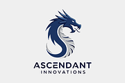 Dragon Powerful Emblem Logo Design, a Branding & Logo Template by Megafox Studio (Thumbnail 2 of 2)