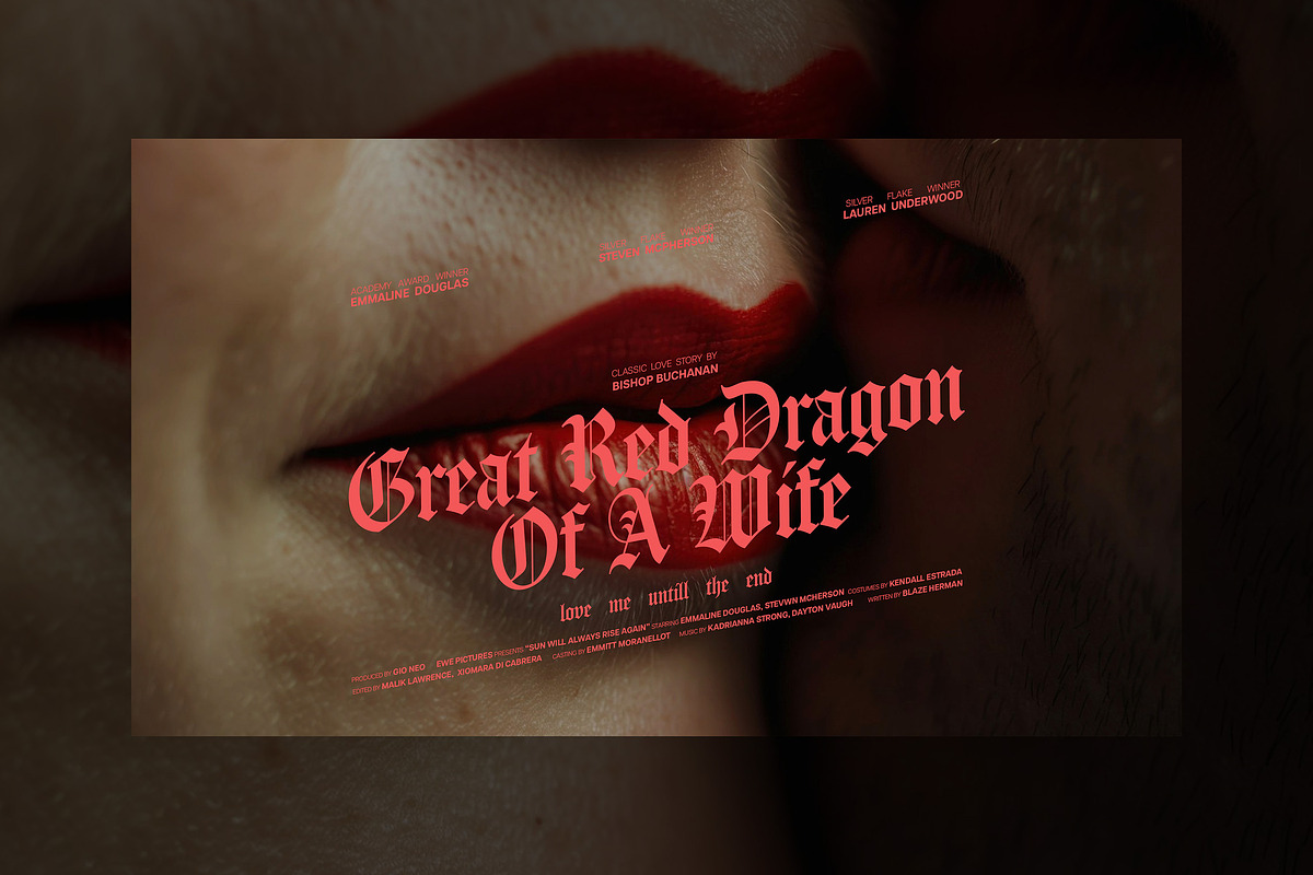 Love Movie Titles Collection, a Templates & Theme by pixelbuddha.net (Photo 3 of 14)