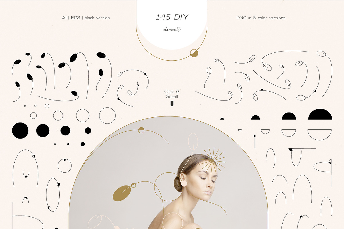 FORMS of BEAUTY Line Art Collection, a Person Illustration by Acierto Studio (Photo 13 of 19)