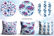 Twilight. Watercolor flowers., an Object Illustration by Daria's Magic World (Thumbnail 4 of 5)