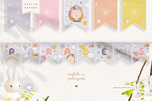 Baby Unicorn - Party Banner