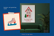 Retro Christmas and New Year, a Texture Illustration by Felizabeth Design (Thumbnail 12 of 13)