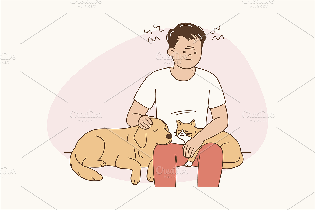 The Pet Connection Illustration, an Object Graphic by Jump Studio (Photo 8 of 12)
