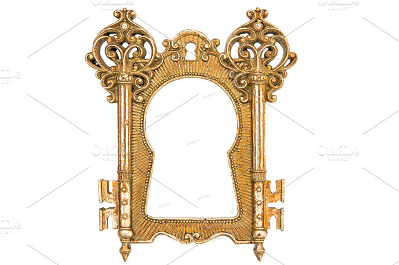 Vintage Golden Picture Frame